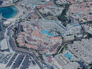 Adeje City, Spain (2023) 3D Model preview
