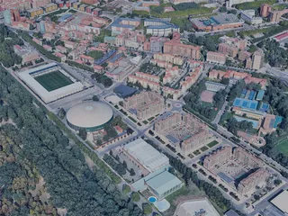 Burgos City, Spain (2022) 3D Model preview