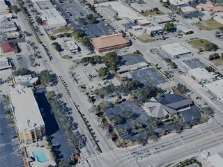 Cape Coral City, FL, USA (2023) 3D Model preview