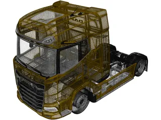 DAF XG Plus FTG (2024) 3D Model preview