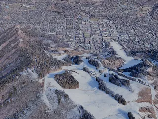 Aspen City, CO, USA (2022) 3D Model preview