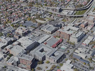 Charleston City, SC, USA (2023) 3D Model preview
