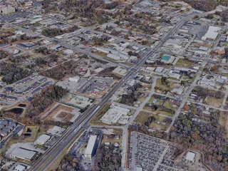 Fayetteville City, NC, USA (2022) 3D Model preview
