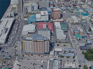 Hakodate City, Japan (2022) 3D Model preview