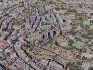 Huelva City, Spain (2023) 3D Model preview