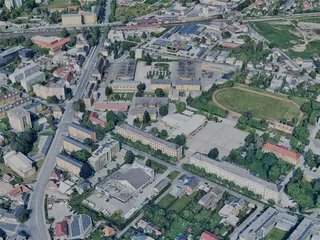 Klagenfurt am Worthersee City, Austria (2023) 3D Model preview