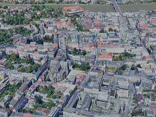 Linz City, Austria (2023) 3D Model preview