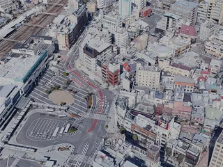 Matsumoto City, Japan (2023) 3D Model preview