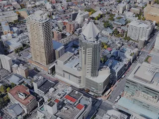 Niigata City, Japan (2023) 3D Model preview