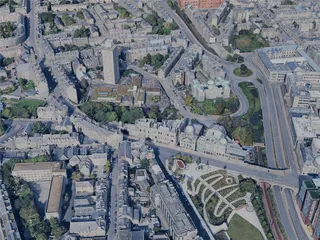 Aberdeen City, UK (2024) 3D Model preview