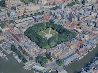 Bristol City, UK (2024) 3D Model preview