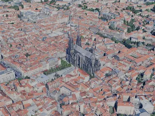 Clermont-Ferrand City, France (2024) 3D Model preview
