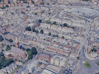 Eastbourne City, UK (2024) 3D Model preview
