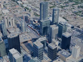 Edmonton City, AB, Canada (2024) 3D Model preview