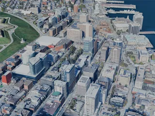 Halifax City, NS, Canada (2024) 3D Model preview