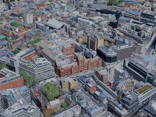 London City, UK (2024) 3D Model preview