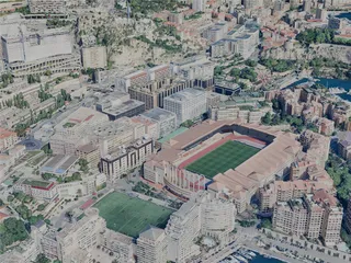 Monaco City, Monaco (2024) 3D Model preview