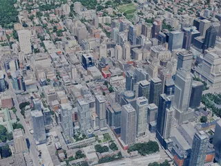 Montreal City, QC, Canada (2024) 3D Model preview