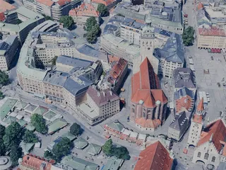 Munich City, Germany (2024) 3D Model preview