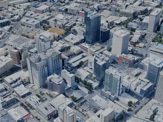 Oakland City, CA, USA (2023) 3D Model preview