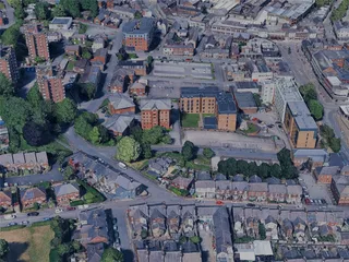 Stoke on Trent City, UK (2024) 3D Model preview