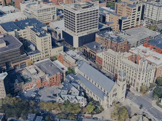 Syracuse City, NY, USA (2024) 3D Model preview