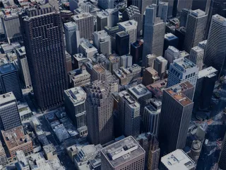 San Francisco City, CA, USA (2024) 3D Model preview