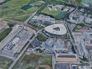 Cambridge City, UK (2024) 3D Model preview