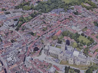 Canterbury City, UK (2022) 3D Model preview