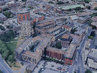 Chelmsford City, UK (2024) 3D Model preview