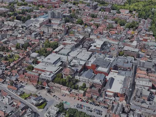 Colchester City, UK (2022) 3D Model preview