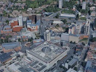 Coventry City, UK (2022) 3D Model preview