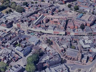 Hereford City, UK (2023) 3D Model preview