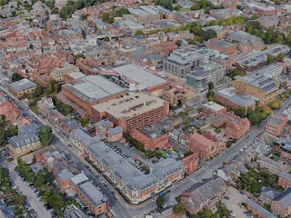 St. Albans City, UK (2022) 3D Model preview