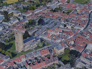 Wells City, UK (2022) 3D Model preview