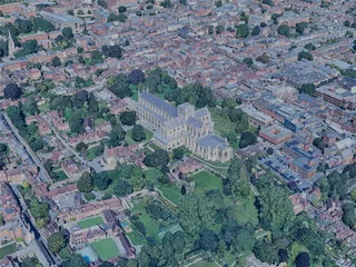 Winchester City, UK (2023) 3D Model preview