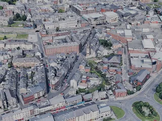 Londonderry City, UK (2022) 3D Model preview