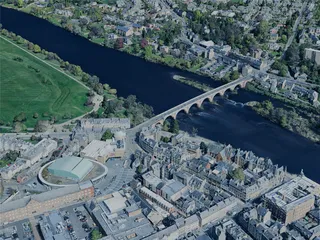 Perth City, UK (2024) 3D Model preview