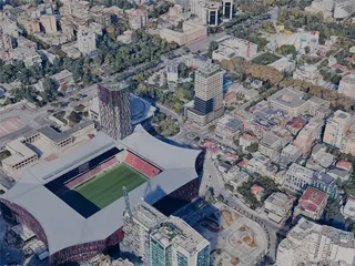 Tirane City, Albania (2024) 3D Model preview