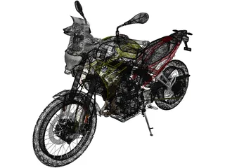 BMW F900GS (2024) 3D Model preview