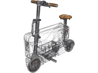 Honda Motocompacto 3D Model preview