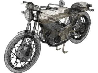 Moto Guzzi 3D Model preview
