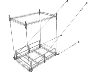 Hoisting Platform 3D Model preview