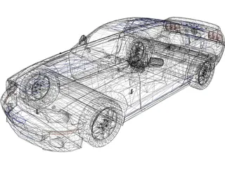 Ford Mustang Shelby GT 3D Model preview