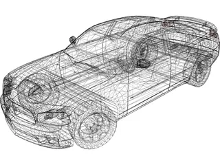Dodge Charger SRT 8 3D Model preview
