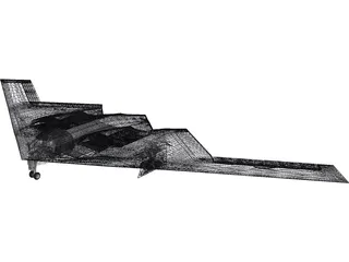 B-2 Bomber 3D Model preview