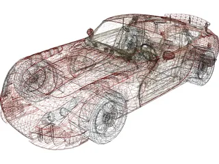TVR Sagaris (2006) 3D Model preview