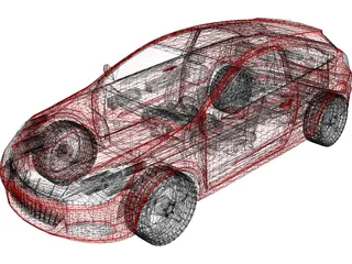 Opel Astra 3D Model preview