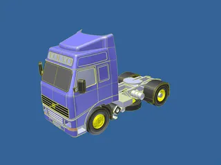 Volvo Truck 3D Model preview