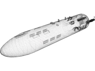 GUV-8700 GPU Gunpod 3D Model preview